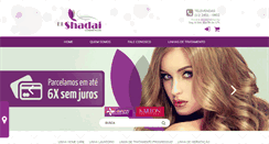 Desktop Screenshot of lojaelshadai.com.br